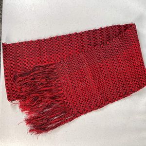 Silk Scarf with Fringe